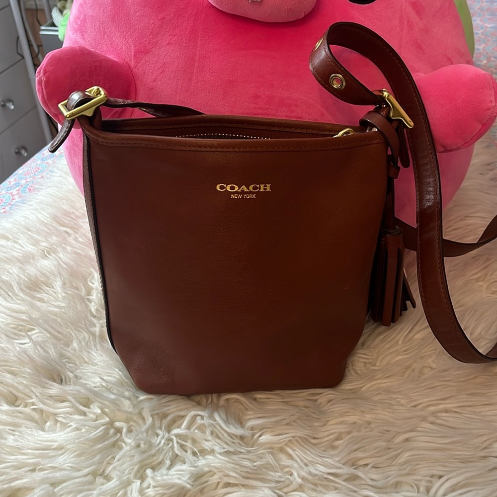 original leather Coach bag